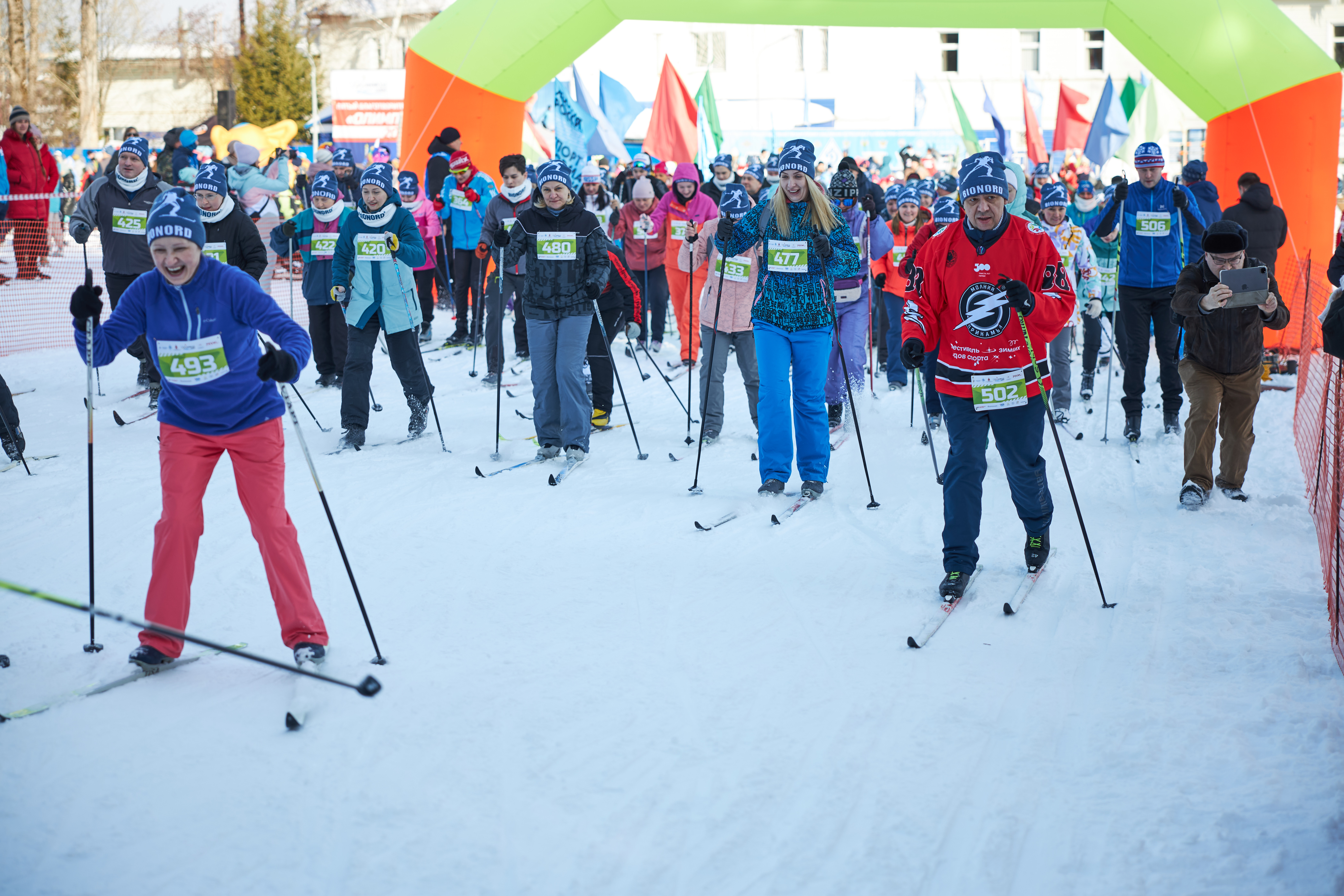 The Bionord Team Participated in the Olympic Ski Track Anniversary Charity Winter Start